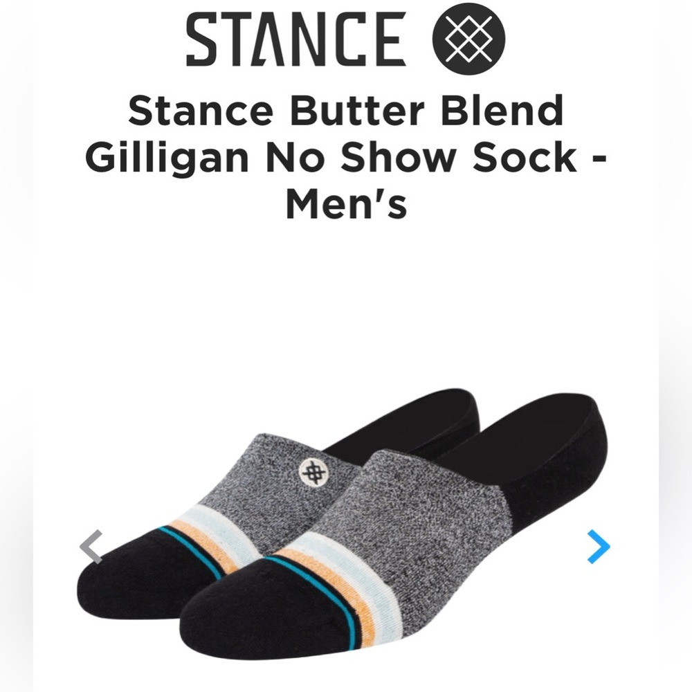 Stance Butter Blend Gilligan No Show Men’s Sock